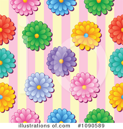Royalty-Free (RF) Flowers Clipart Illustration by visekart - Stock Sample #1090589