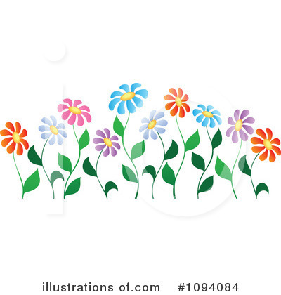 Royalty-Free (RF) Flowers Clipart Illustration by visekart - Stock Sample #1094084