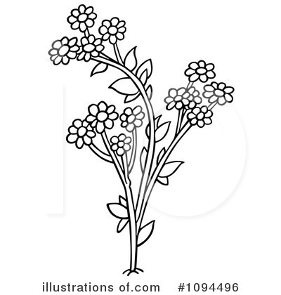 Royalty-Free (RF) Flowers Clipart Illustration by dero - Stock Sample #1094496
