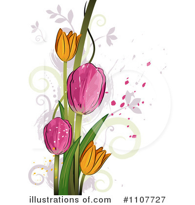 Floral Grunge Clipart #1107727 by BNP Design Studio