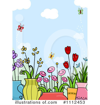 Royalty-Free (RF) Flowers Clipart Illustration by BNP Design Studio - Stock Sample #1112453