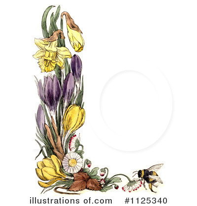 Flowers Clipart #1125340 by Prawny Vintage