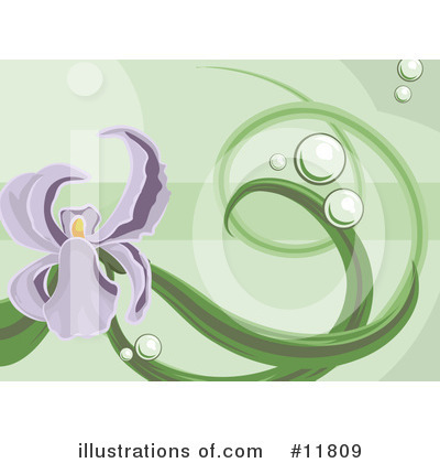 Royalty-Free (RF) Flowers Clipart Illustration by AtStockIllustration - Stock Sample #11809