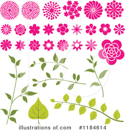 Royalty-Free (RF) Flowers Clipart Illustration by dero - Stock Sample #1184614