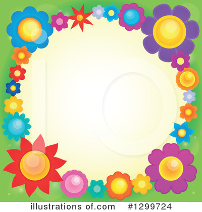 Royalty-Free (RF) Flowers Clipart Illustration by visekart - Stock Sample #1299724