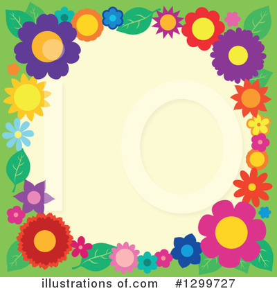 Royalty-Free (RF) Flowers Clipart Illustration by visekart - Stock Sample #1299727