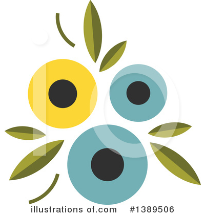 Royalty-Free (RF) Flowers Clipart Illustration by elena - Stock Sample #1389506