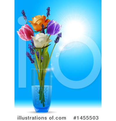 Royalty-Free (RF) Flowers Clipart Illustration by elaineitalia - Stock Sample #1455503