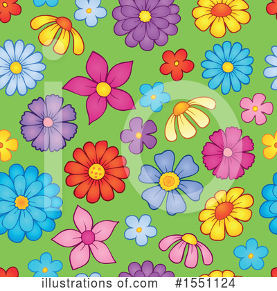 Royalty-Free (RF) Flowers Clipart Illustration by visekart - Stock Sample #1551124