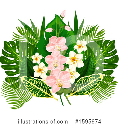 Royalty-Free (RF) Flowers Clipart Illustration by Vector Tradition SM - Stock Sample #1595974