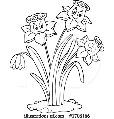 Royalty-Free (RF) Flowers Clipart Illustration by visekart - Stock Sample #1708166