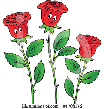 Royalty-Free (RF) Flowers Clipart Illustration by visekart - Stock Sample #1708176