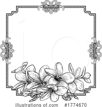 Plumeria Clipart #1774670 by AtStockIllustration
