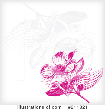 Dogwood Flowers Clipart #211321 by Eugene