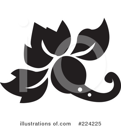 Royalty-Free (RF) Flowers Clipart Illustration by BestVector - Stock Sample #224225