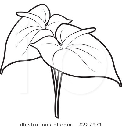 Royalty-Free (RF) Flowers Clipart Illustration by Lal Perera - Stock Sample #227971