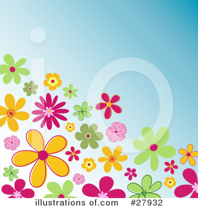Royalty-Free (RF) Flowers Clipart Illustration by KJ Pargeter - Stock Sample #27932