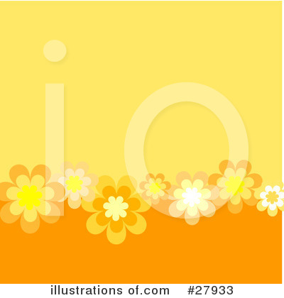 Royalty-Free (RF) Flowers Clipart Illustration by KJ Pargeter - Stock Sample #27933