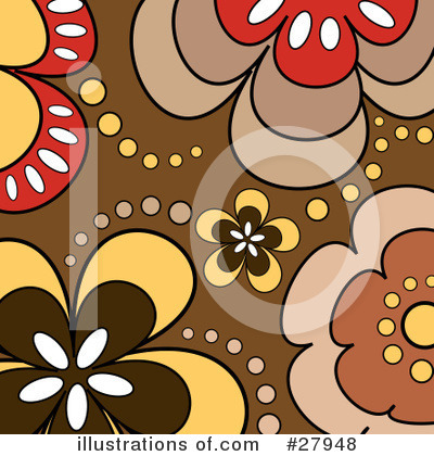 Royalty-Free (RF) Flowers Clipart Illustration by KJ Pargeter - Stock Sample #27948