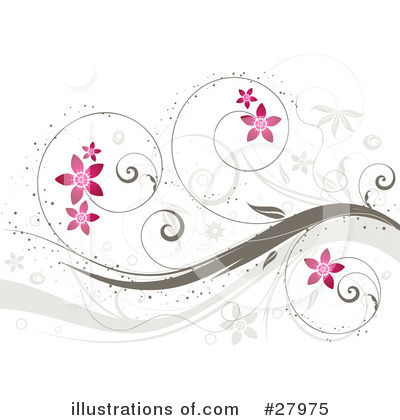 Royalty-Free (RF) Flowers Clipart Illustration by KJ Pargeter - Stock Sample #27975