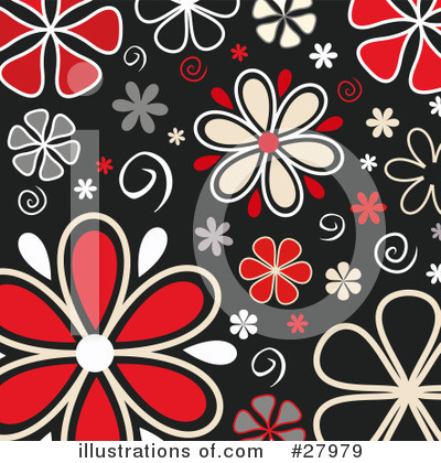Royalty-Free (RF) Flowers Clipart Illustration by KJ Pargeter - Stock Sample #27979