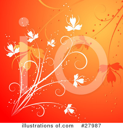 Royalty-Free (RF) Flowers Clipart Illustration by KJ Pargeter - Stock Sample #27987
