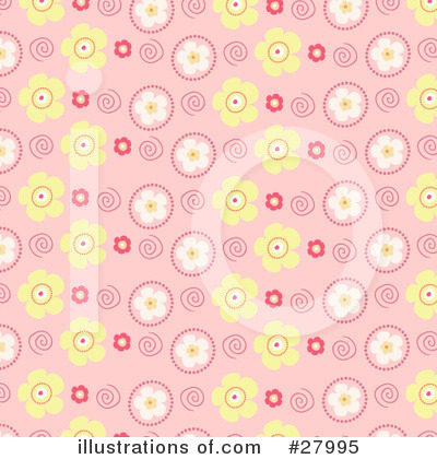 Royalty-Free (RF) Flowers Clipart Illustration by KJ Pargeter - Stock Sample #27995