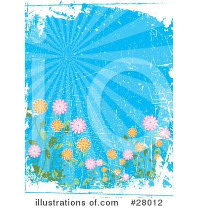 Royalty-Free (RF) Flowers Clipart Illustration by KJ Pargeter - Stock Sample #28012