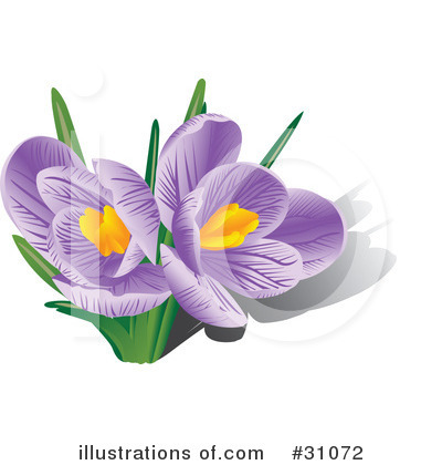 Royalty-Free (RF) Flowers Clipart Illustration by Eugene - Stock Sample #31072