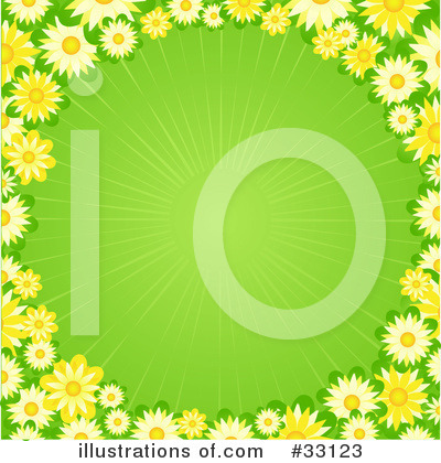 Royalty-Free (RF) Flowers Clipart Illustration by elaineitalia - Stock Sample #33123