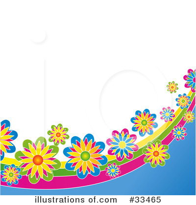 Royalty-Free (RF) Flowers Clipart Illustration by elaineitalia - Stock Sample #33465