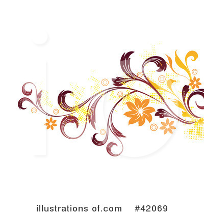 Royalty-Free (RF) Flowers Clipart Illustration by L2studio - Stock Sample #42069
