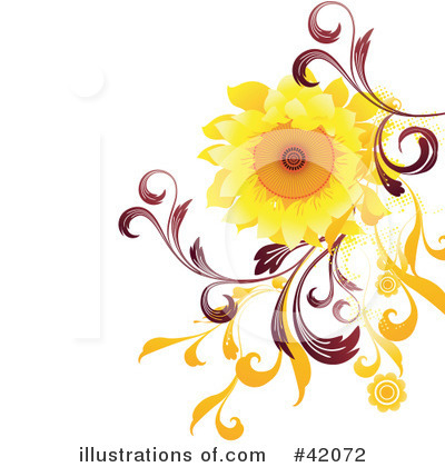 Royalty-Free (RF) Flowers Clipart Illustration by L2studio - Stock Sample #42072