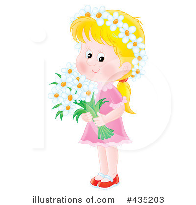Royalty-Free (RF) Flowers Clipart Illustration by Alex Bannykh - Stock Sample #435203