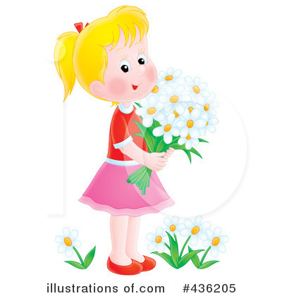 Royalty-Free (RF) Flowers Clipart Illustration by Alex Bannykh - Stock Sample #436205