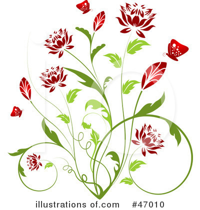 Flower Clipart #47010 by KJ Pargeter