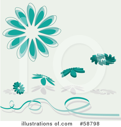 Royalty-Free (RF) Flowers Clipart Illustration by kaycee - Stock Sample #58798