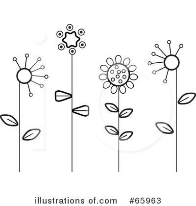 Royalty-Free (RF) Flowers Clipart Illustration by Prawny - Stock Sample #65963