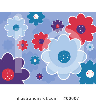 Royalty-Free (RF) Flowers Clipart Illustration by Prawny - Stock Sample #66007