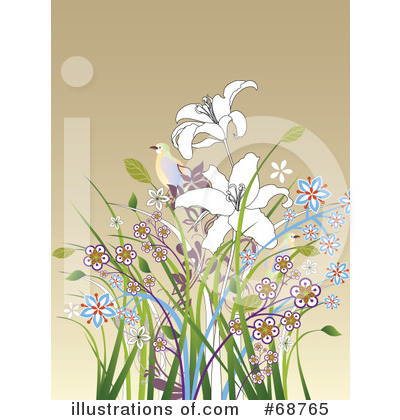 Royalty-Free (RF) Flowers Clipart Illustration by OnFocusMedia - Stock Sample #68765