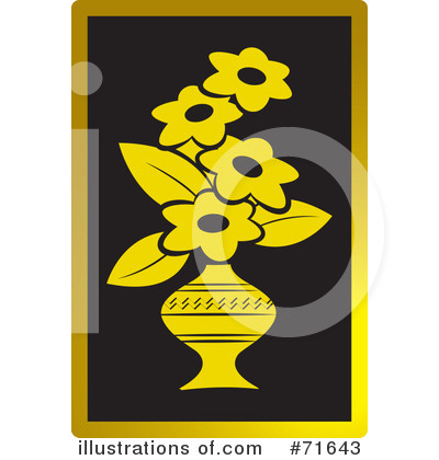 Royalty-Free (RF) Flowers Clipart Illustration by Lal Perera - Stock Sample #71643