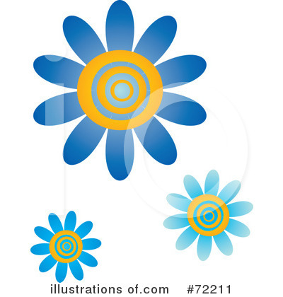 Royalty-Free (RF) Flowers Clipart Illustration by Rosie Piter - Stock Sample #72211
