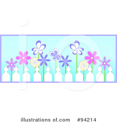 Royalty-Free (RF) Flowers Clipart Illustration by Pams Clipart - Stock Sample #94214