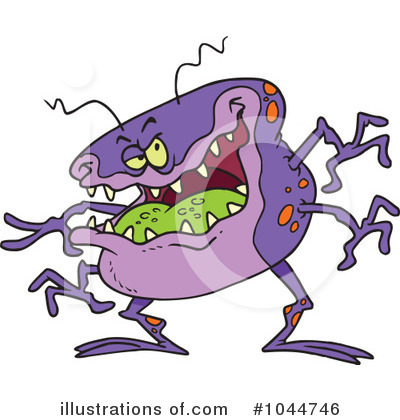 Royalty-Free (RF) Flu Clipart Illustration by toonaday - Stock Sample #1044746