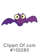 Flying Bat Clipart #102283 by Hit Toon