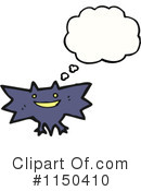 Flying Bat Clipart #1150410 by lineartestpilot