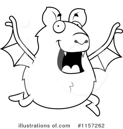 Royalty-Free (RF) Flying Bat Clipart Illustration by Cory Thoman - Stock Sample #1157262