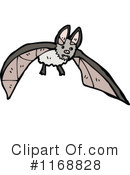 Flying Bat Clipart #1168828 by lineartestpilot