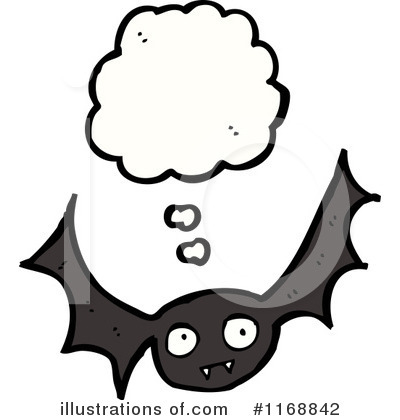 Royalty-Free (RF) Flying Bat Clipart Illustration by lineartestpilot - Stock Sample #1168842