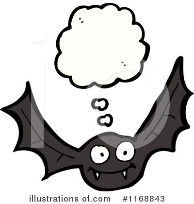 Royalty-Free (RF) Flying Bat Clipart Illustration by lineartestpilot - Stock Sample #1168843
